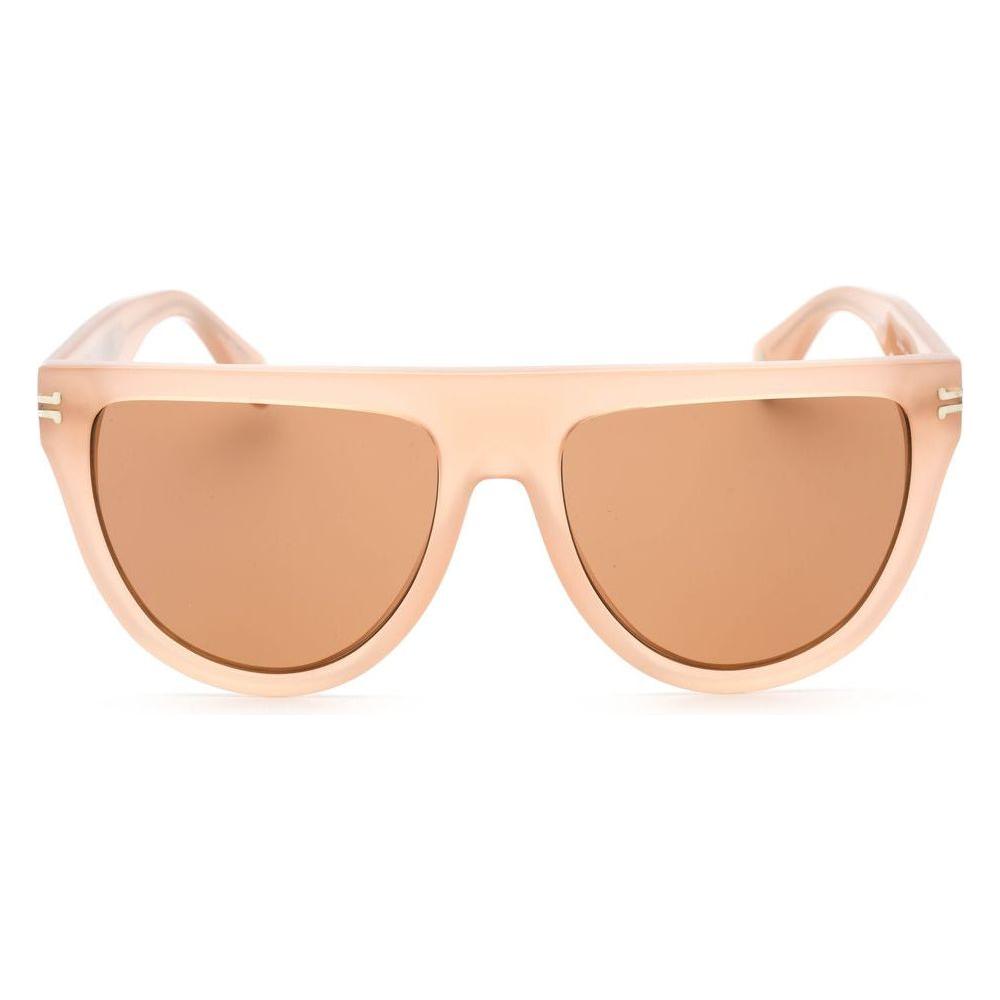 Marc Jacobs Beige Plastic Sunglasses Marc Jacobs Tan