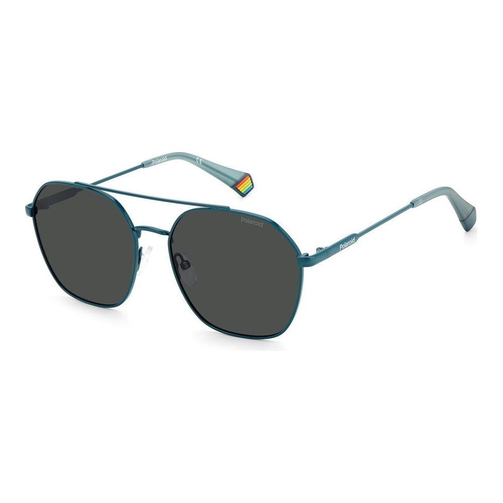 Polaroid Blue Stainless Steel Sunglasses Polaroid Dark Slate Gray