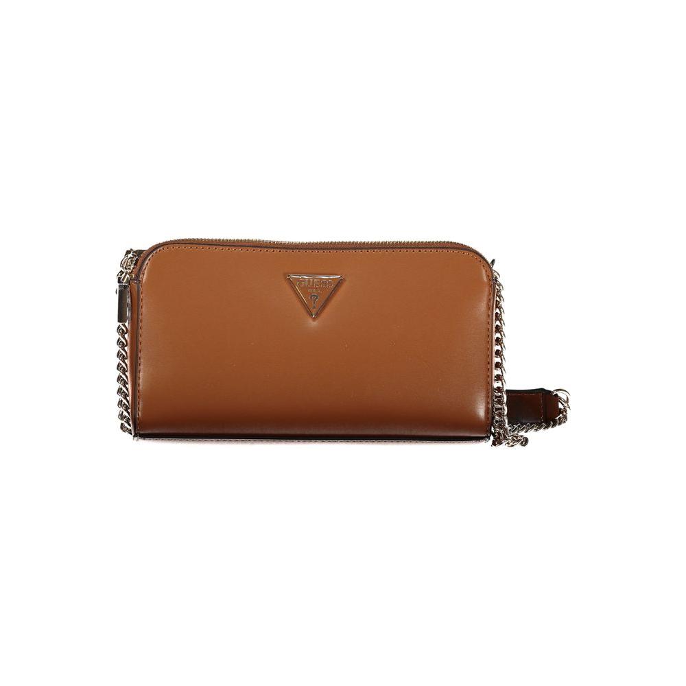 Guess Jeans Brown Polyethylene Handbag Guess Jeans Sienna