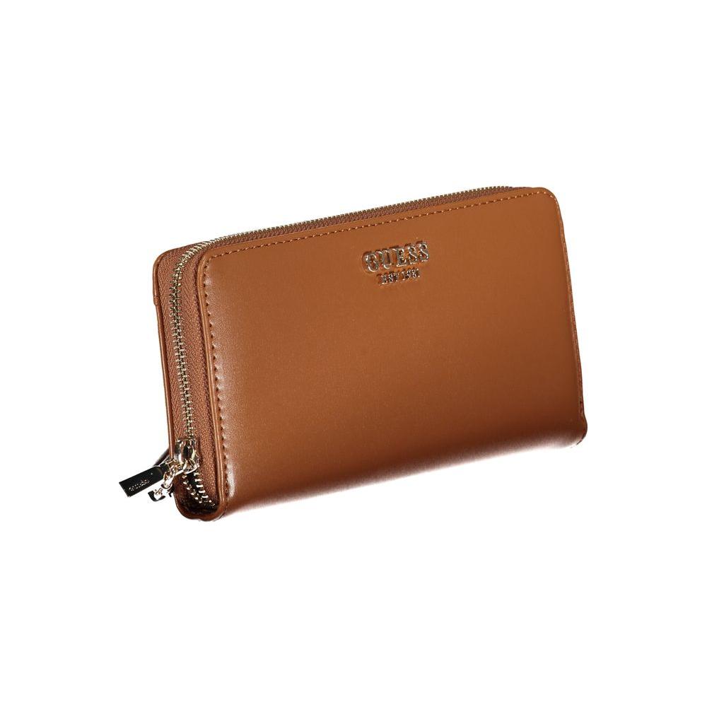Guess Jeans Brown Polyethylene Wallet Guess Jeans Sienna