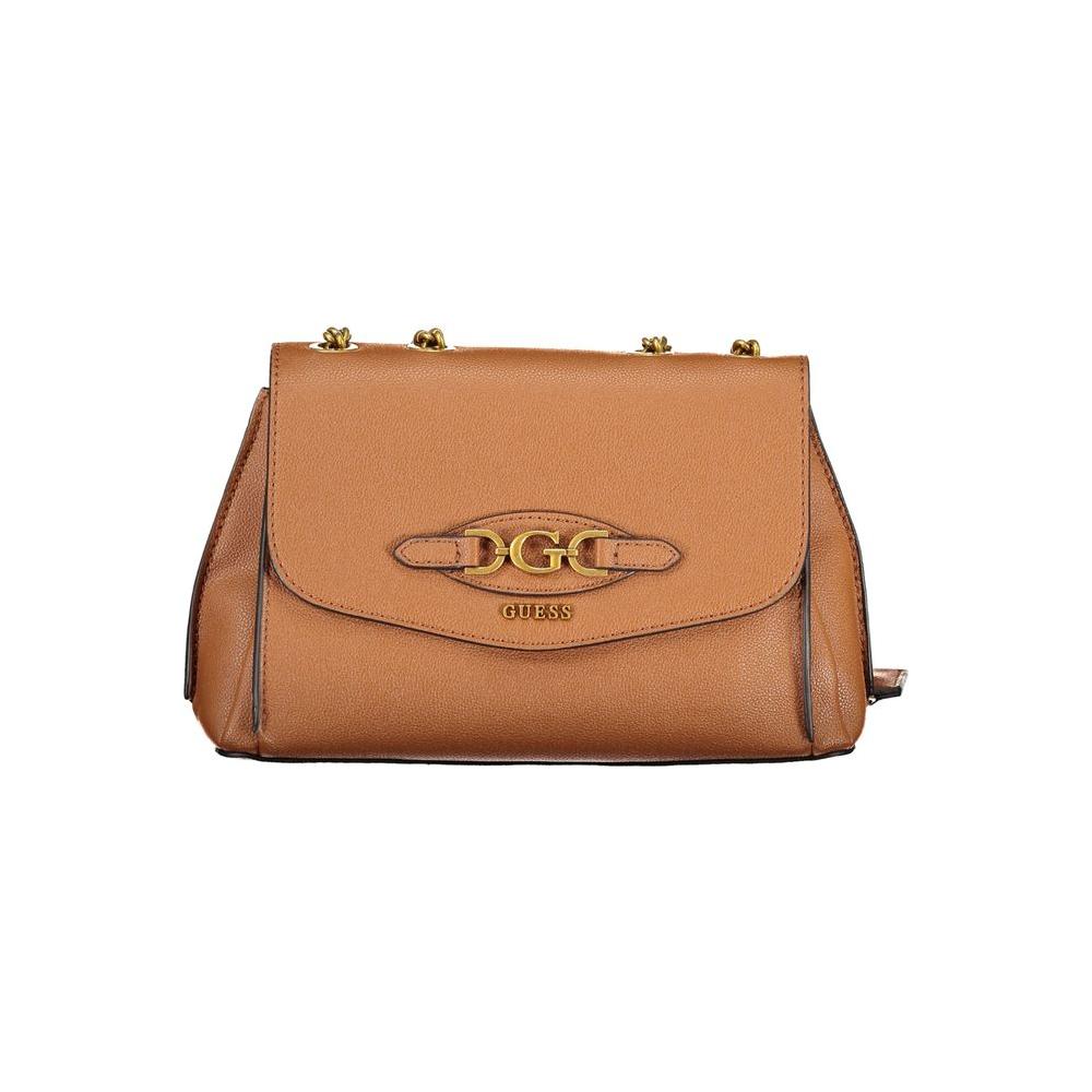 Guess Jeans Brown Polyethylene Handbag Guess Jeans Sienna
