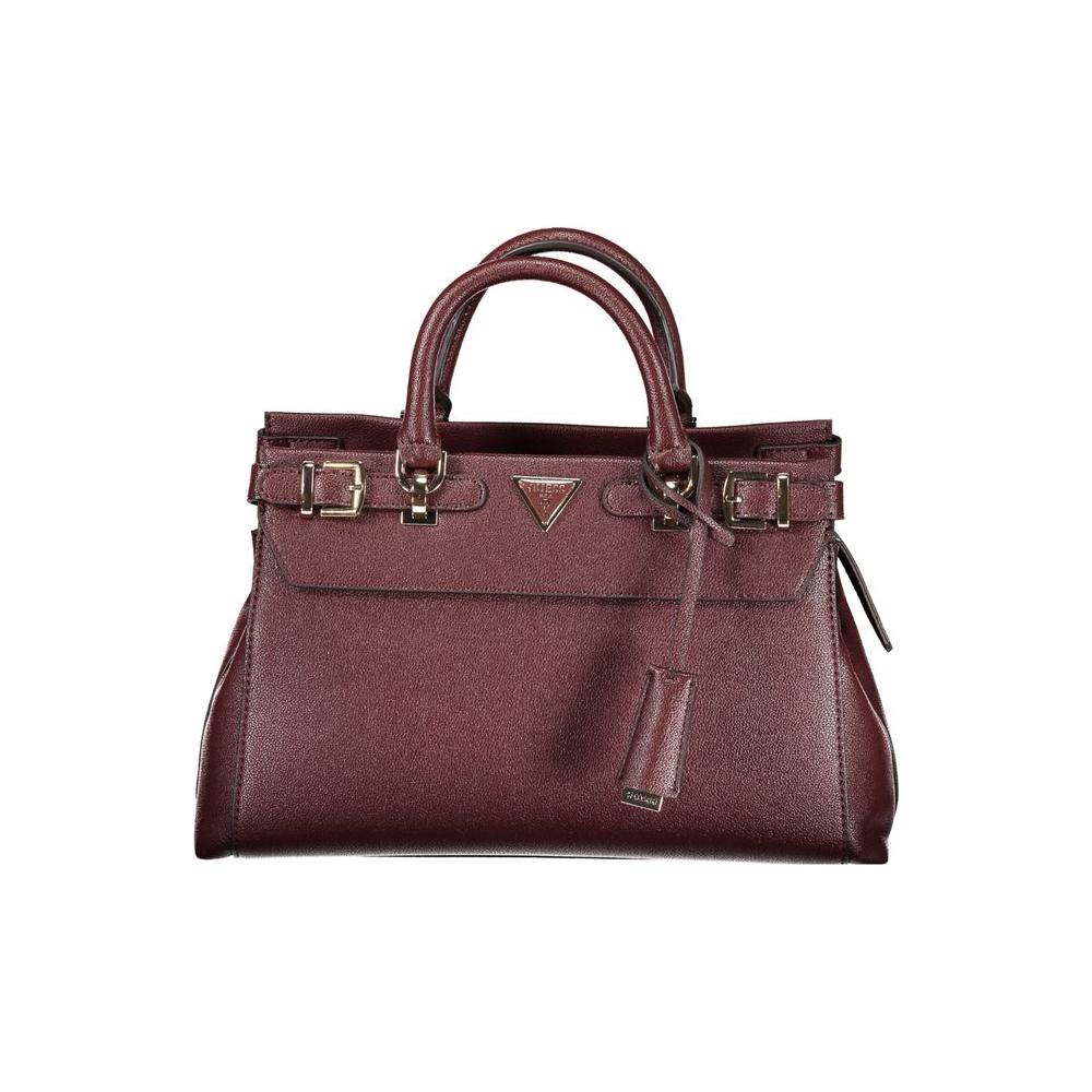 Guess Jeans Brown Polyethylene Handbag Guess Jeans Dark Olive Green