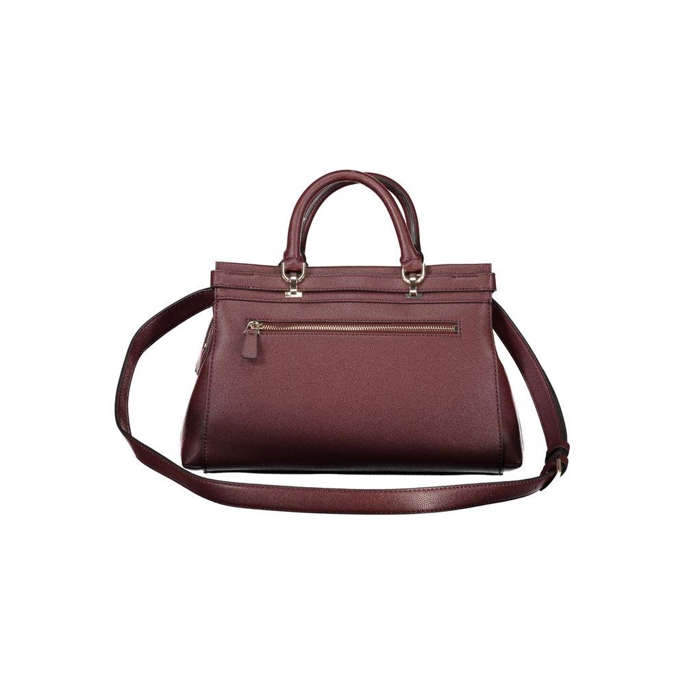 Guess Jeans Brown Polyethylene Handbag Guess Jeans Dark Olive Green