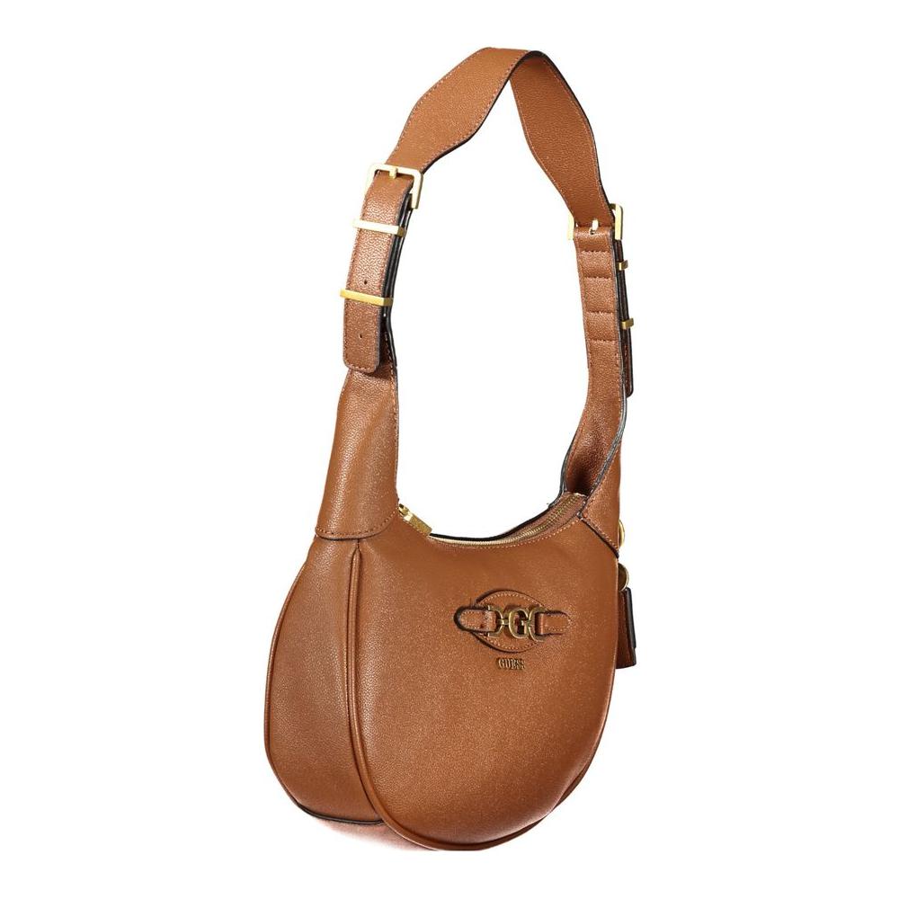 Guess Jeans Brown Polyethylene Handbag Guess Jeans Sienna