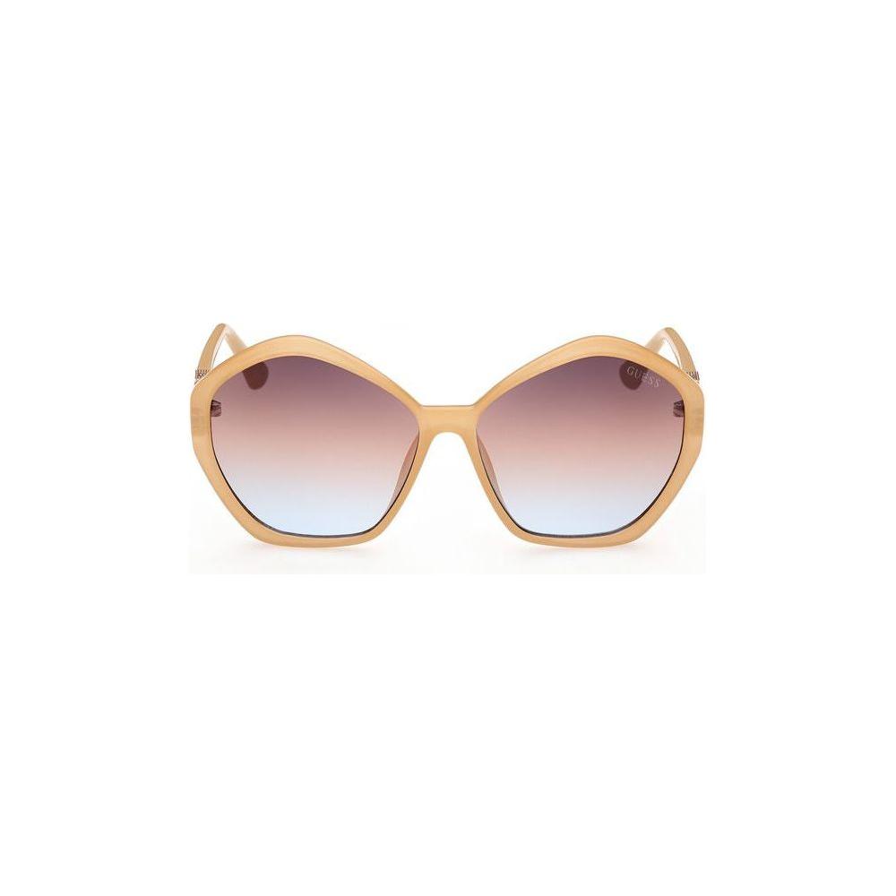 Guess Beige Injected Sunglasses Guess Light Gray