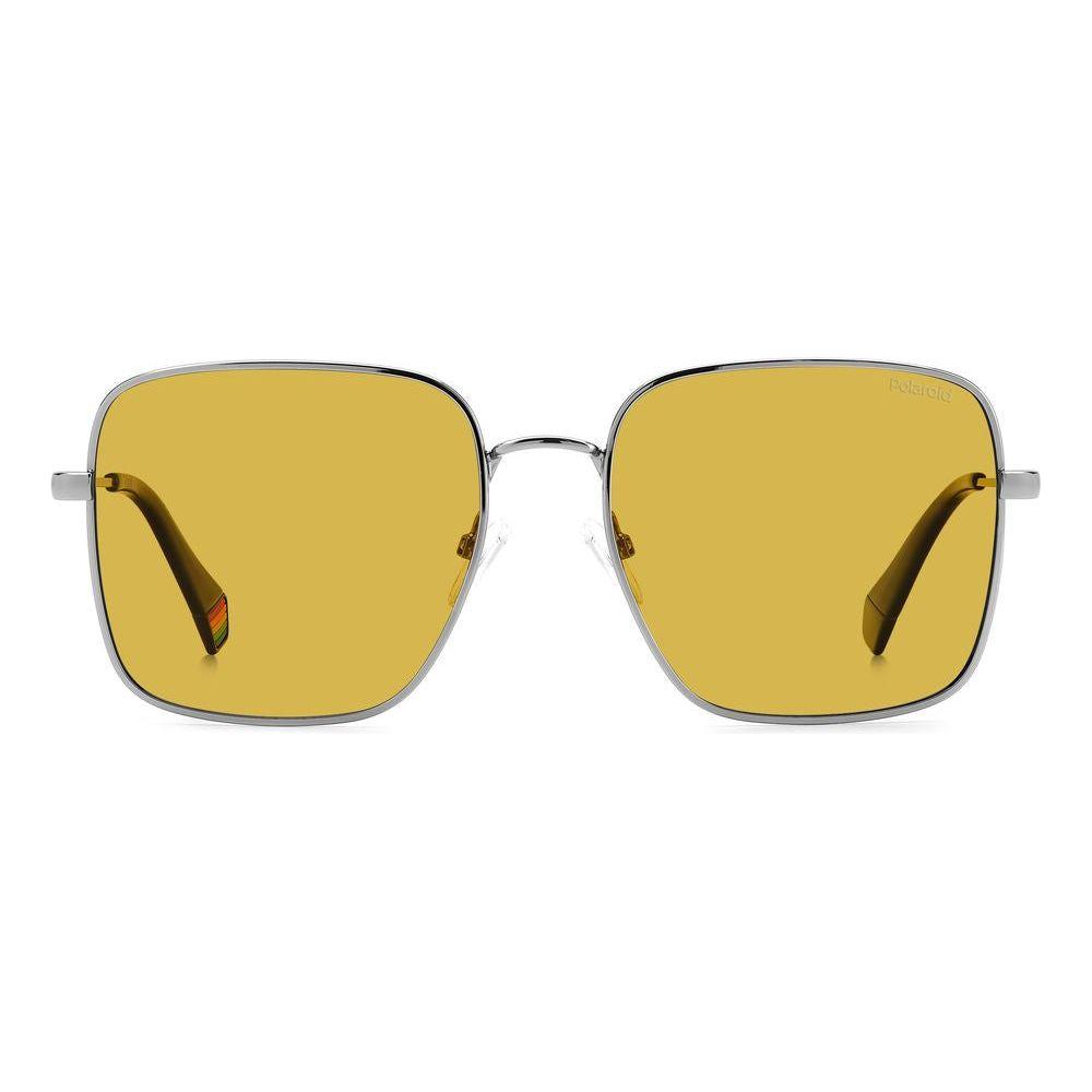 Polaroid Gray Metal Sunglasses Polaroid Dark Khaki