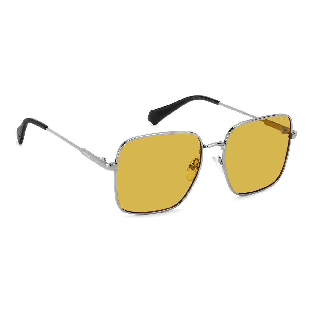 Polaroid Gray Metal Sunglasses Polaroid Dark Khaki