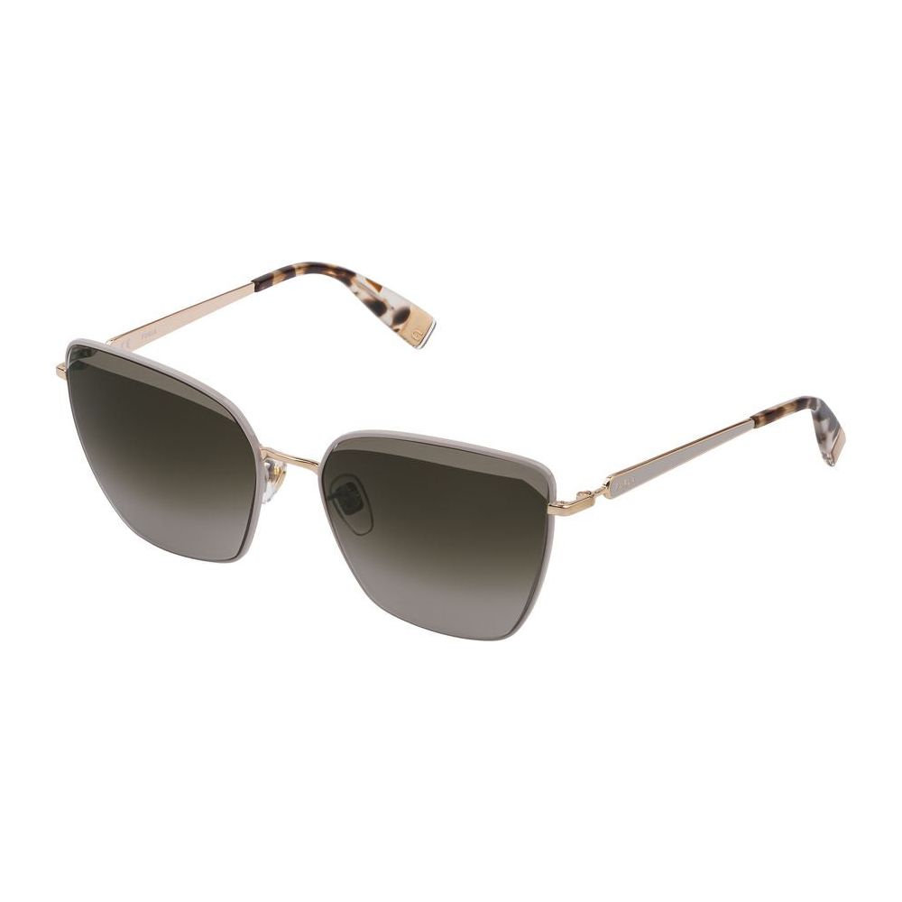 Furla Multicolor Metal Sunglasses Furla Dim Gray