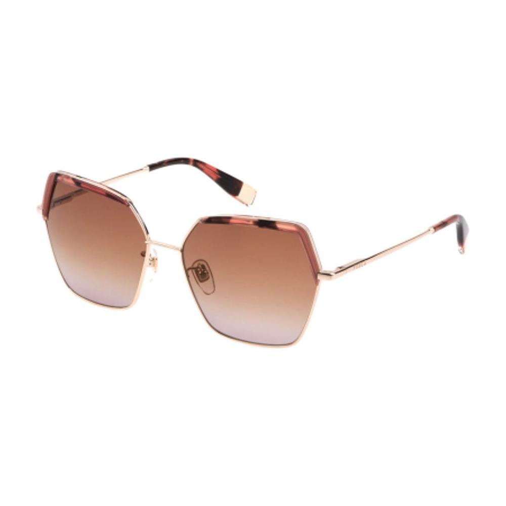 Furla Multicolor Metal Sunglasses Furla Rosy Brown