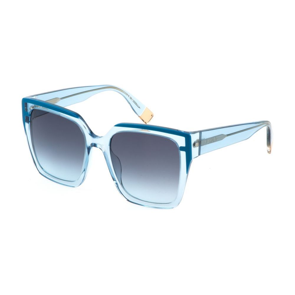Furla Blue Acetate Sunglasses Furla Powder Blue