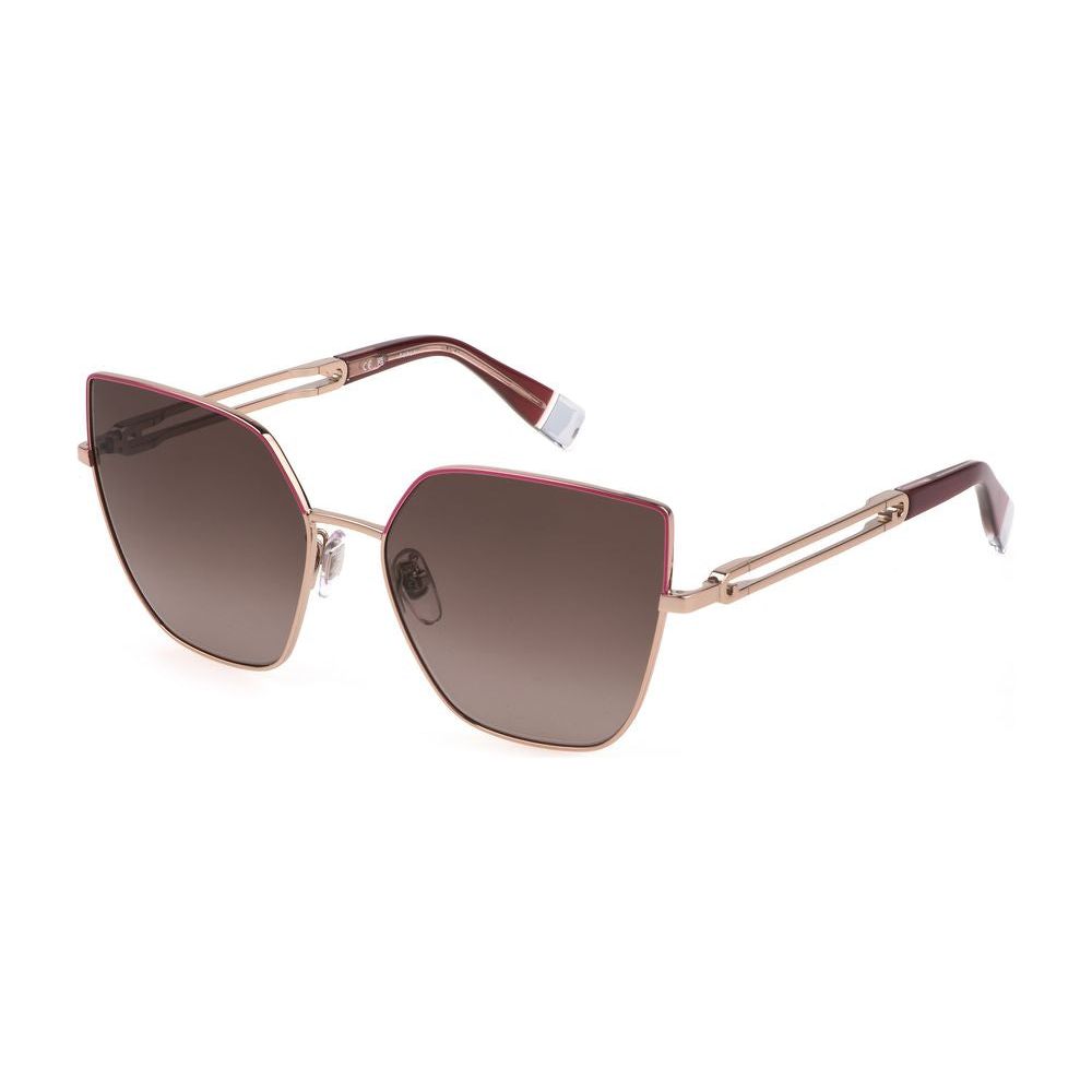 Furla Multicolor Metal Sunglasses Furla Dim Gray