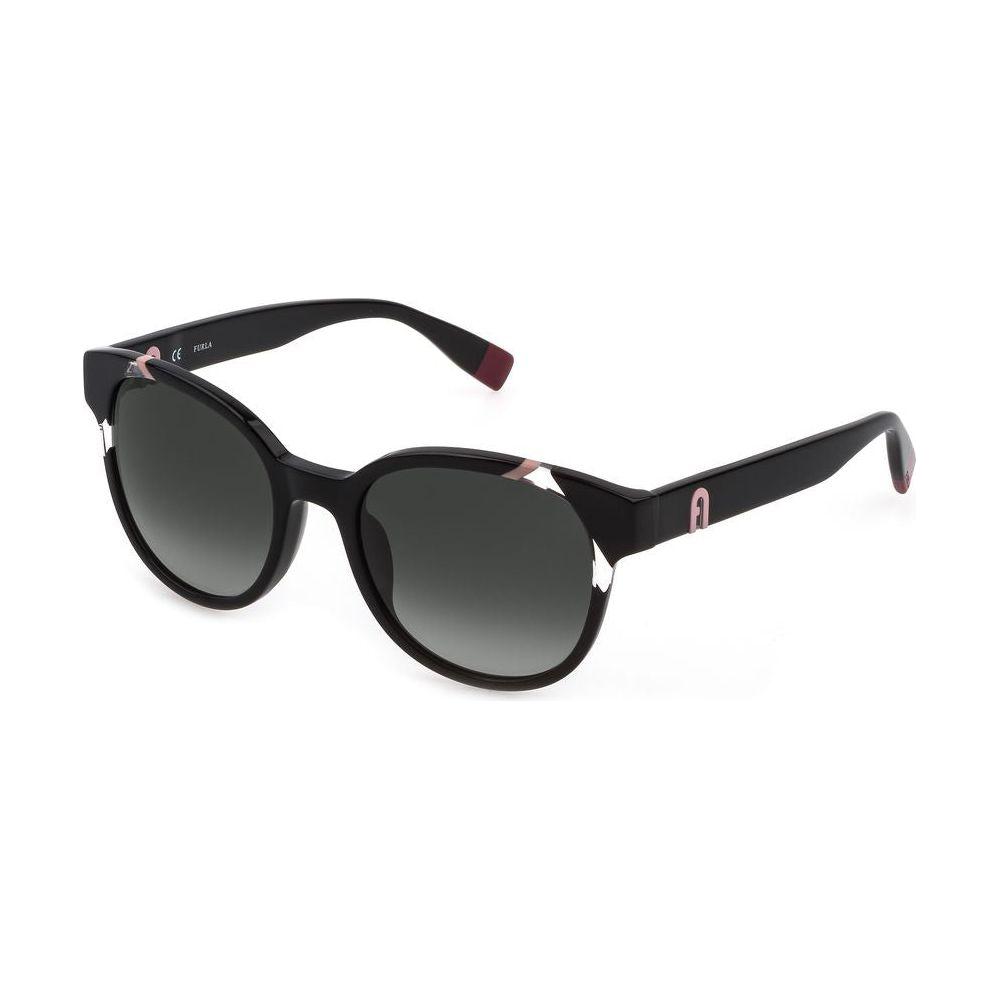 Furla Black Plastic Sunglasses Furla Dark Slate Gray