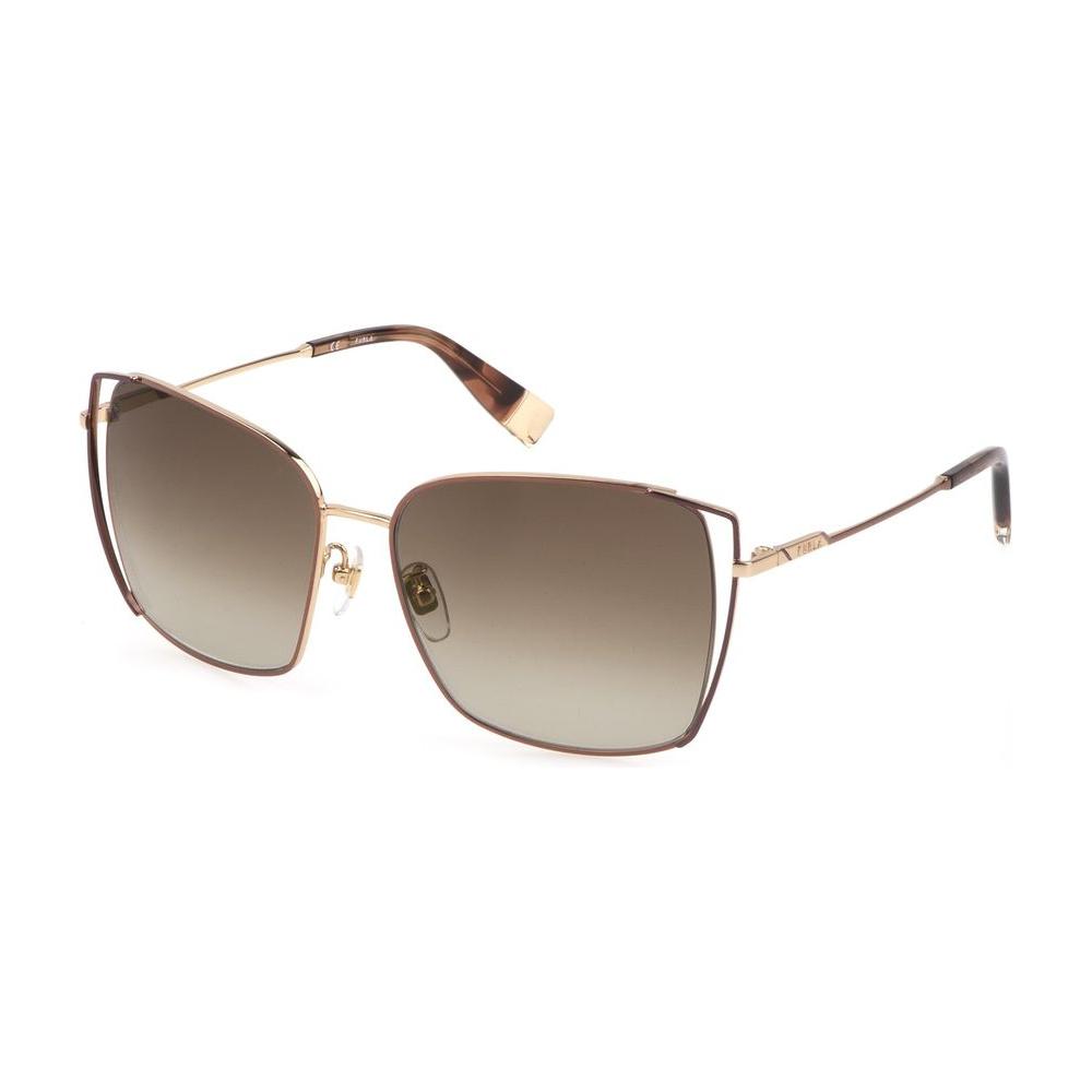 Furla Multicolor Metal Sunglasses Furla Slate Gray