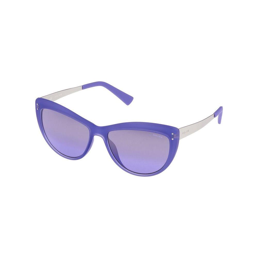 Police Blue Injected Sunglasses Police Medium Purple