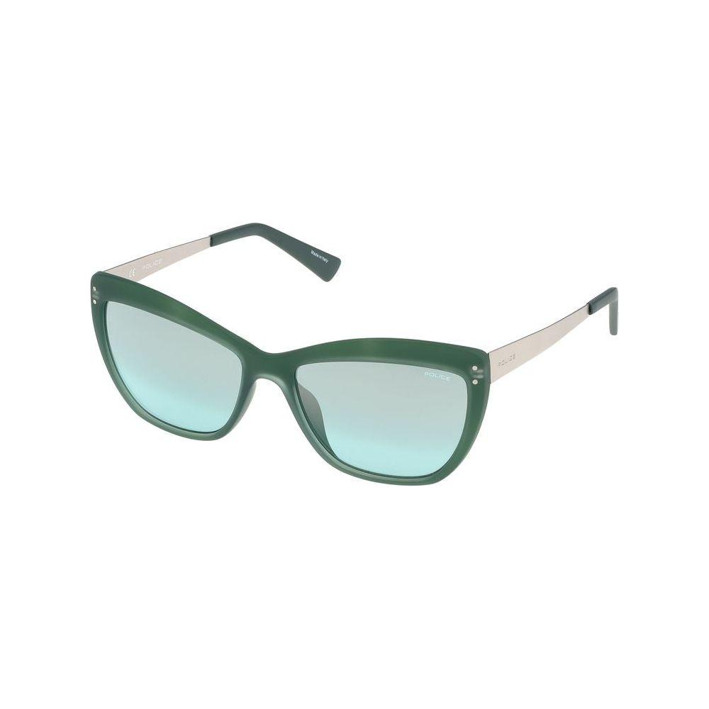 Police Green Injected Sunglasses Police Light Gray