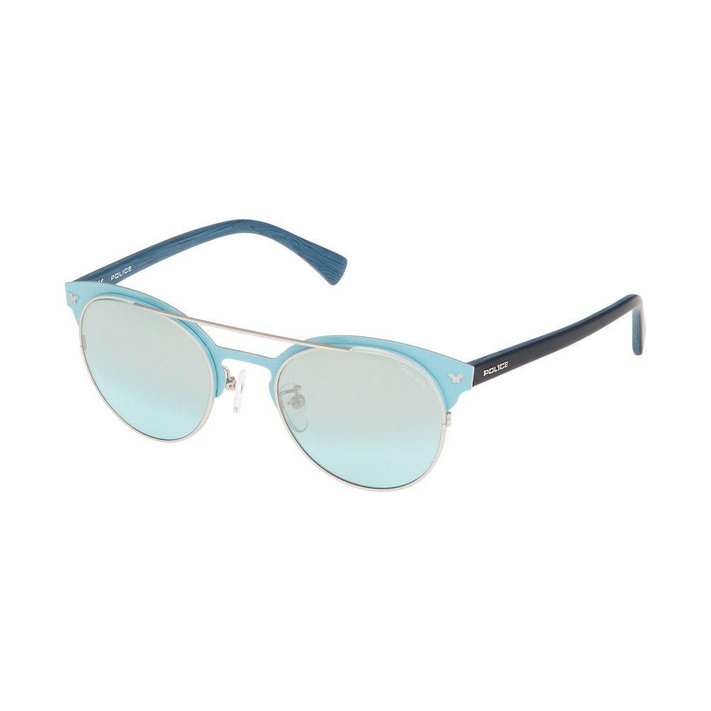 Police Gray Metal Sunglasses Police Light Gray