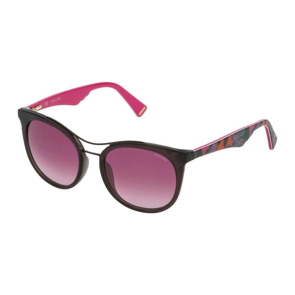Police Gray Acetate Sunglasses Police Rosy Brown