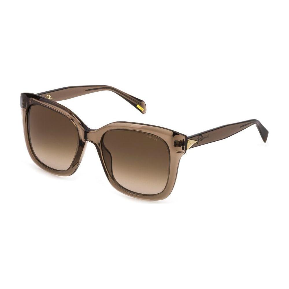 Police Beige Plastic Sunglasses Police Dim Gray