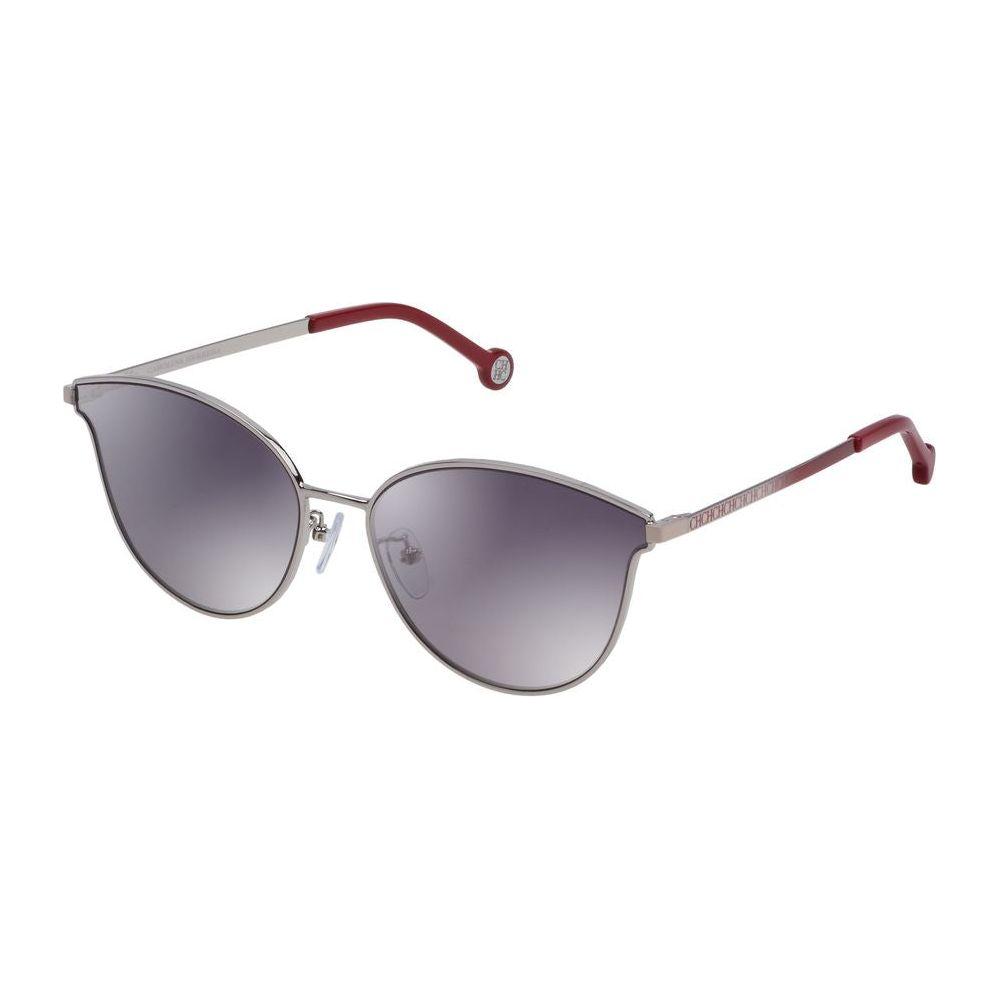 Carolina Herrera Gray Metal Sunglasses Carolina Herrera Light Slate Gray