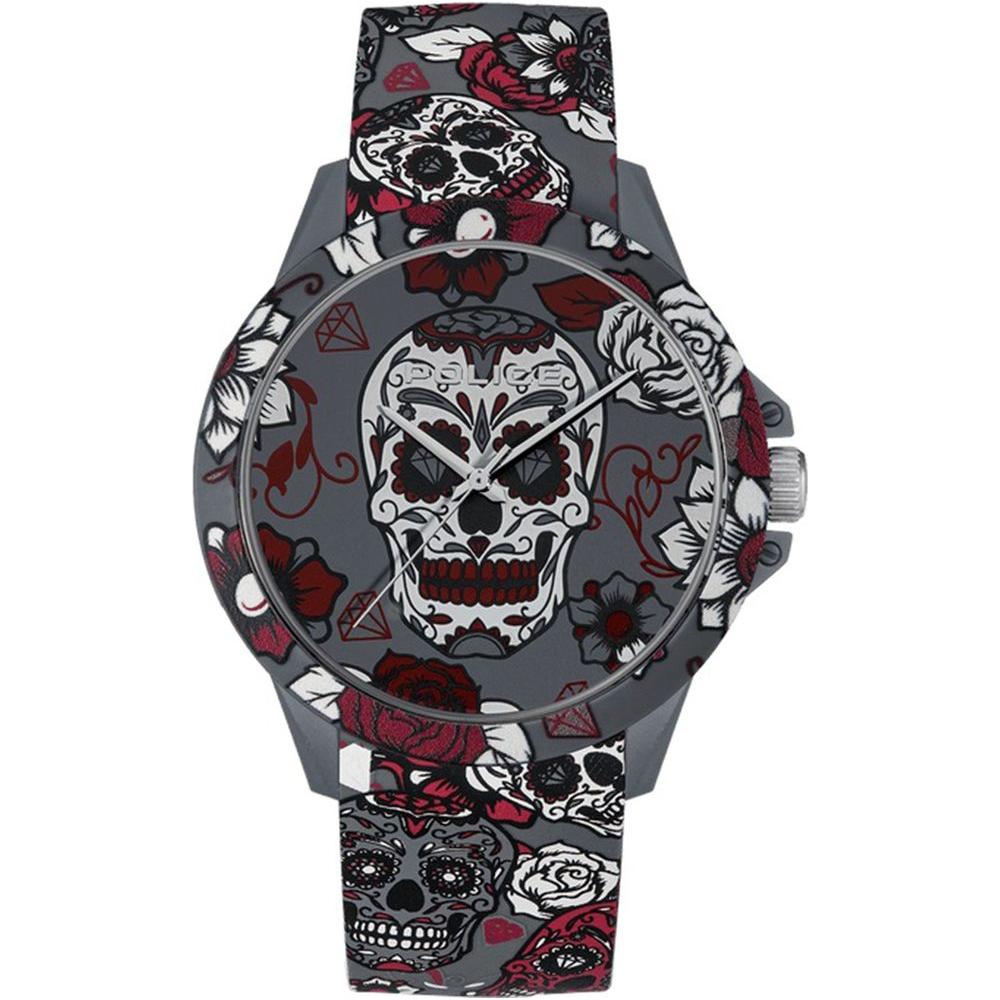 Police Gray Silicone Watch Police Dark Slate Gray