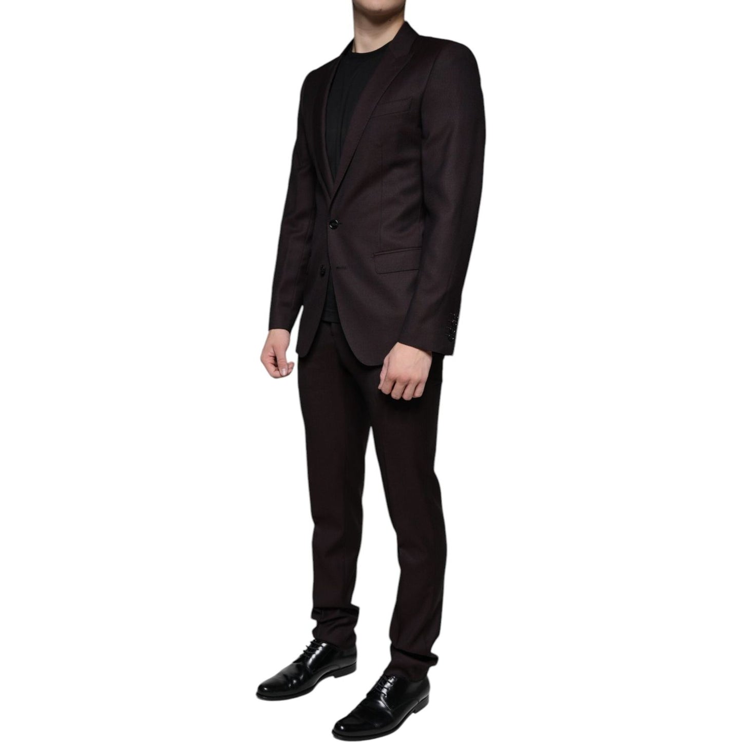 Dolce & Gabbana Indigo MARTINI Formal 2 Piece Suit Dolce & Gabbana Black