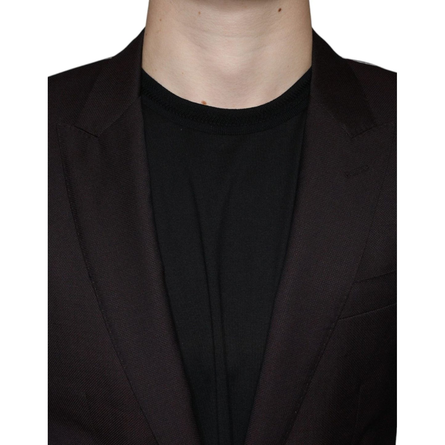 Dolce & Gabbana Indigo MARTINI Formal 2 Piece Suit Dolce & Gabbana Black
