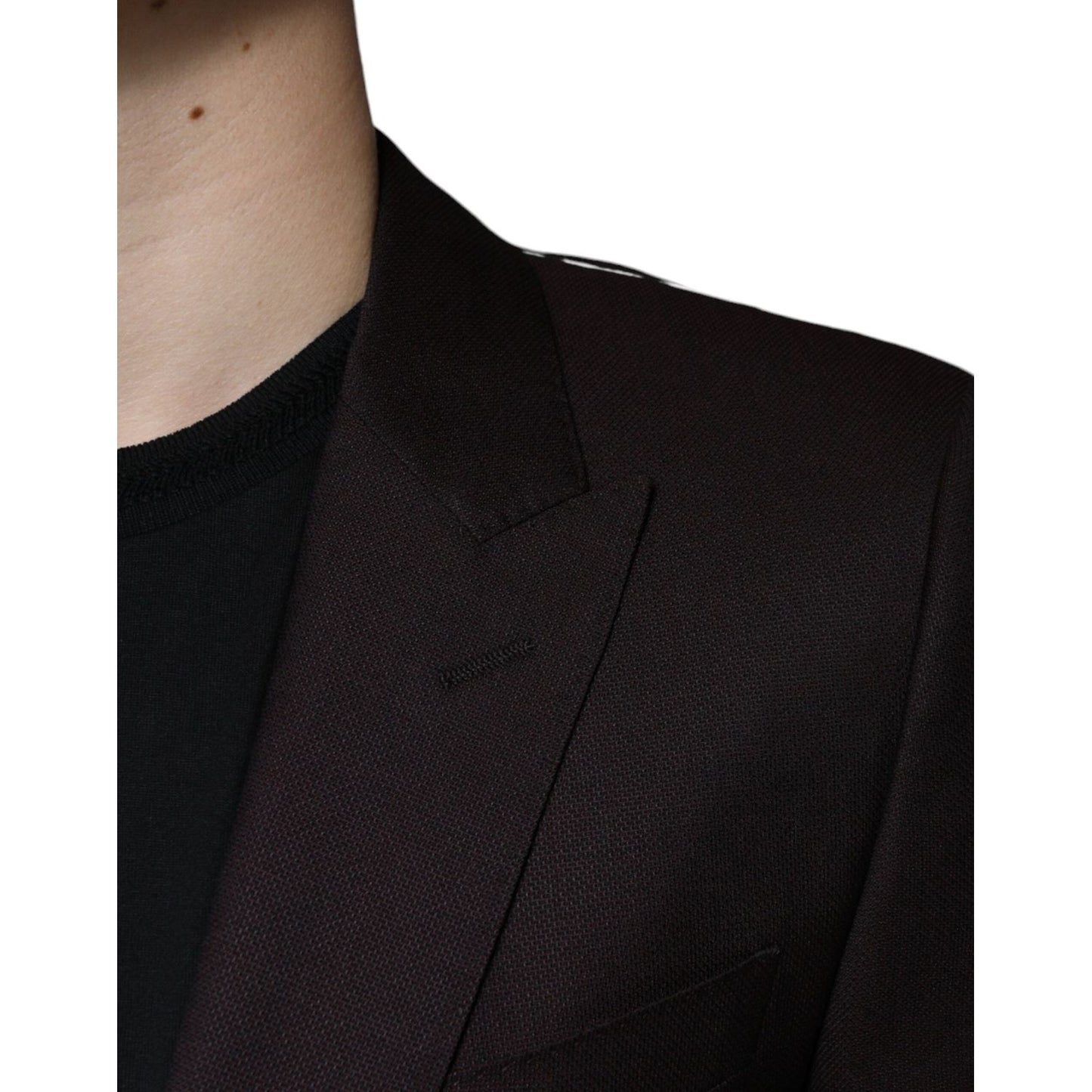 Dolce & Gabbana Indigo MARTINI Formal 2 Piece Suit Dolce & Gabbana Black