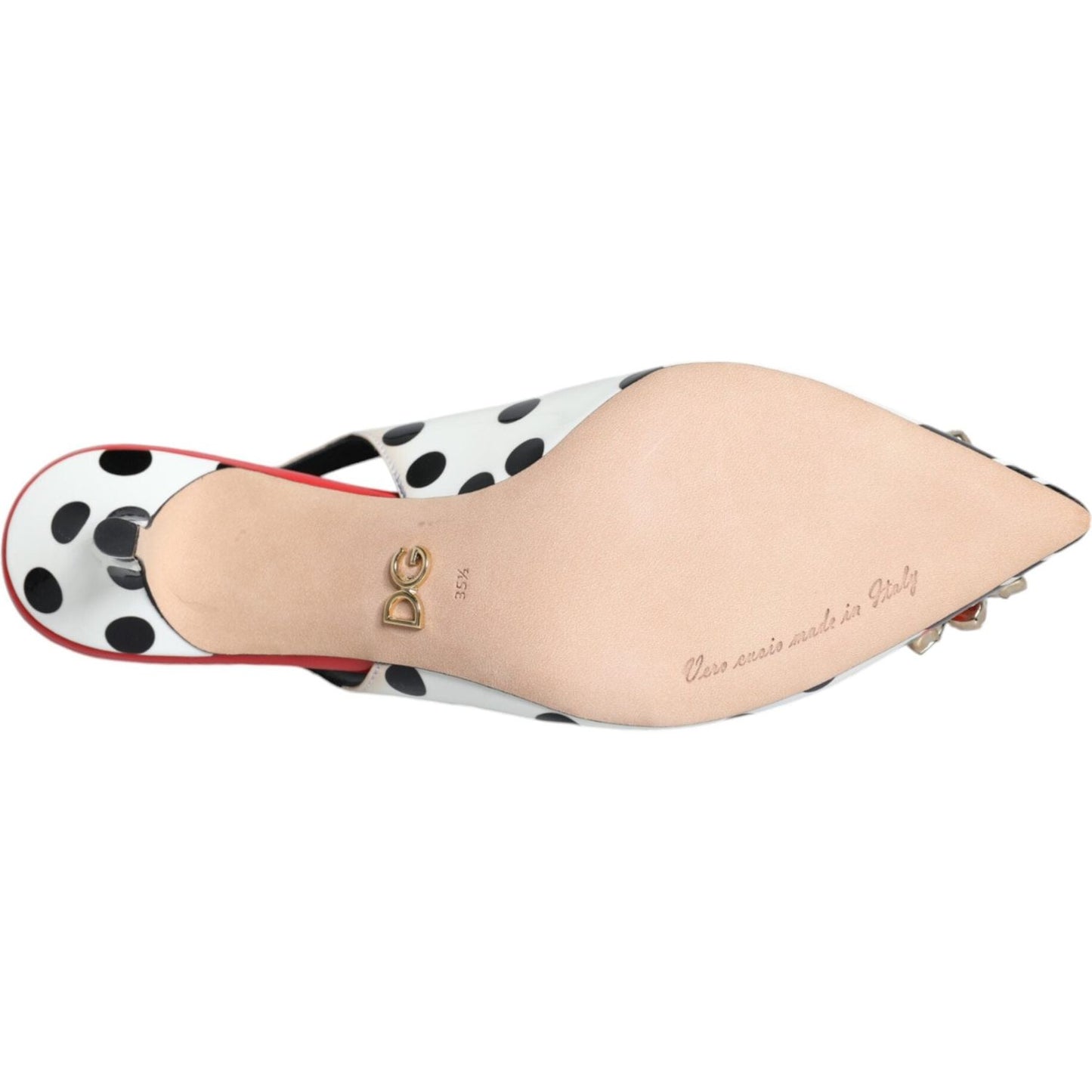 Dolce & Gabbana Multicolor Leather Crystal Heels Slingback Shoes Dolce & Gabbana Wheat