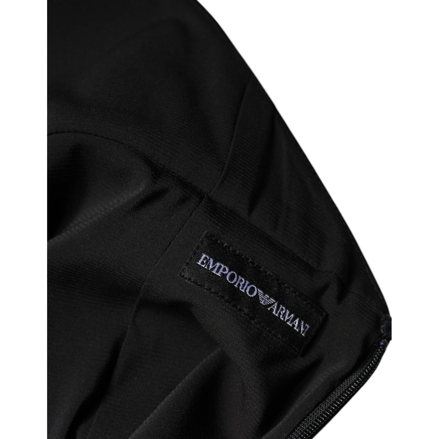 Emporio Armani Black Sleeveless Halter Sheath Long Gown Dress Emporio Armani Black