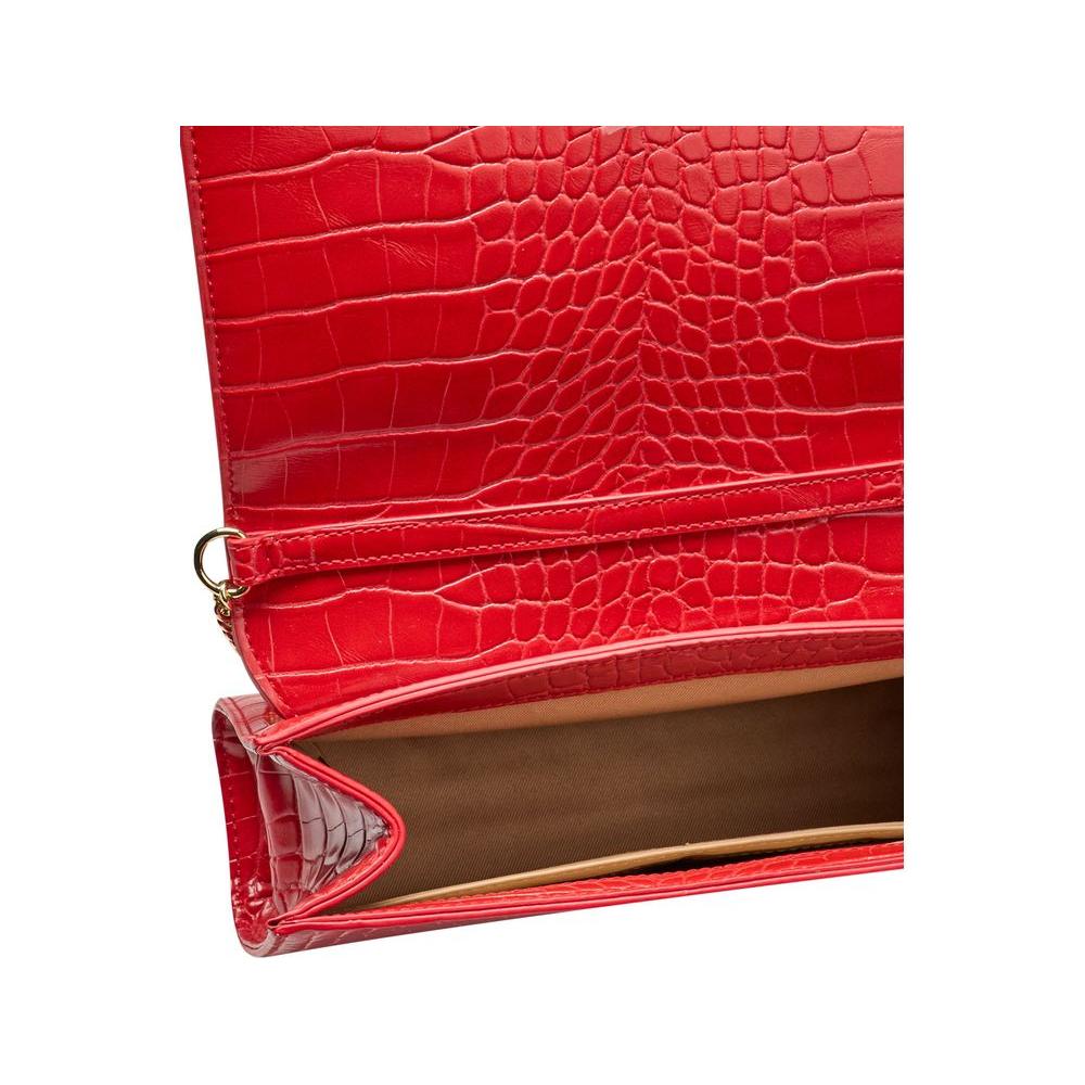 Love Moschino Red Polyethylene Women Crossbody Bag Love Moschino Firebrick