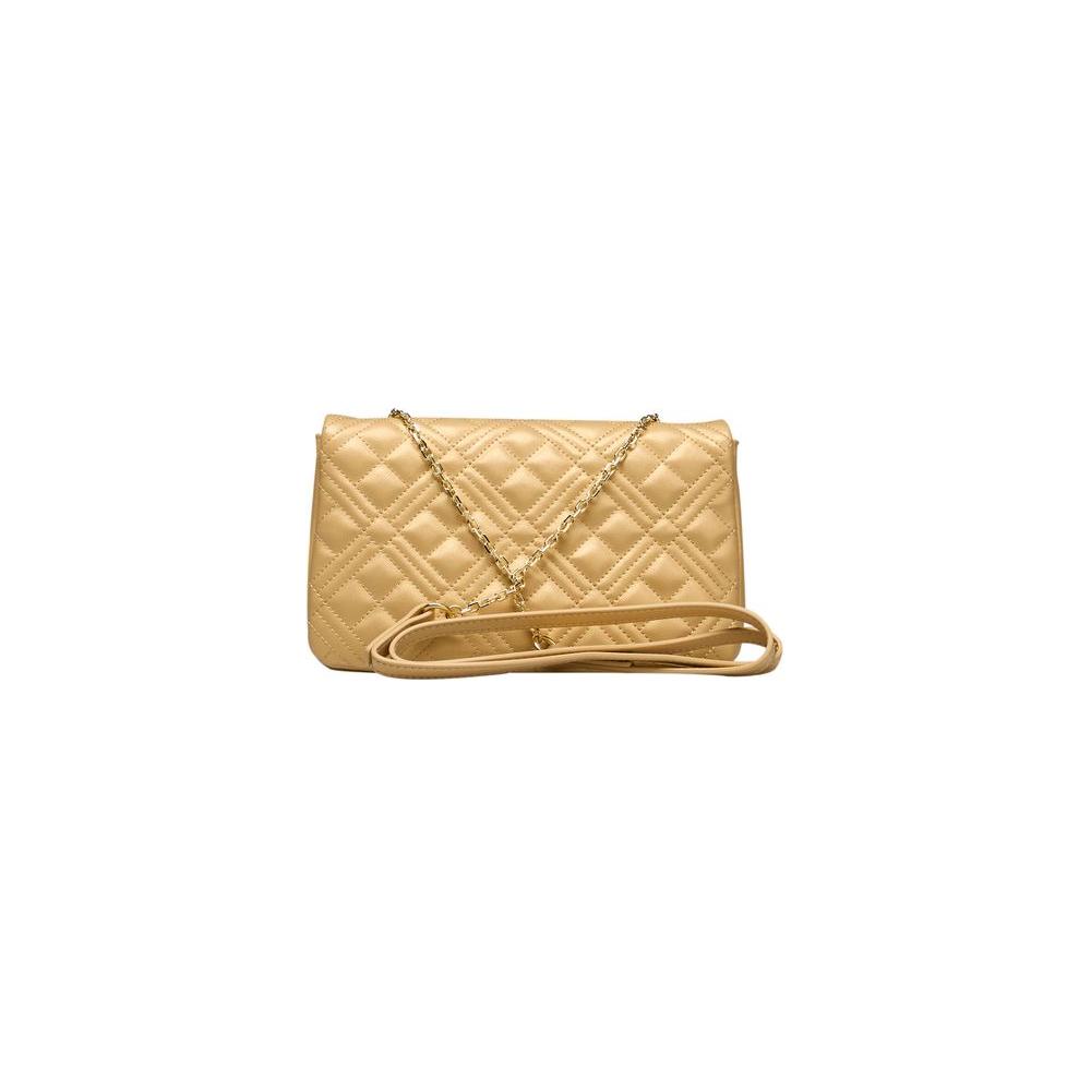 Love Moschino Gold Polyethylene Women Crossbody Bag Love Moschino Dark Khaki