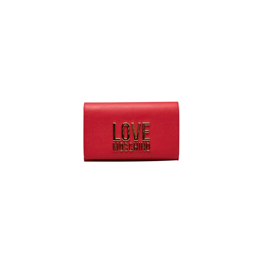 Love Moschino Red Polyethylene Women Crossbody Bag Love Moschino Firebrick