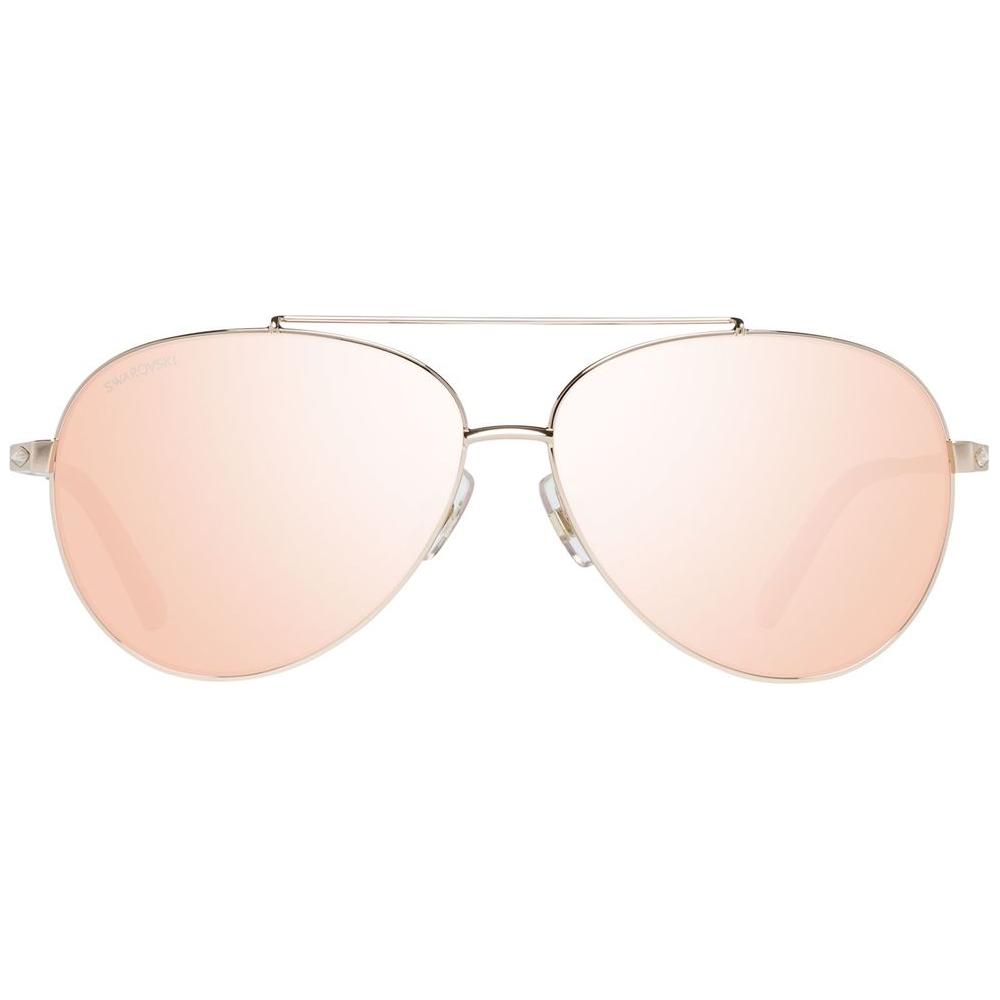 Swarovski Gold Metal Sunglasses Swarovski Antique White
