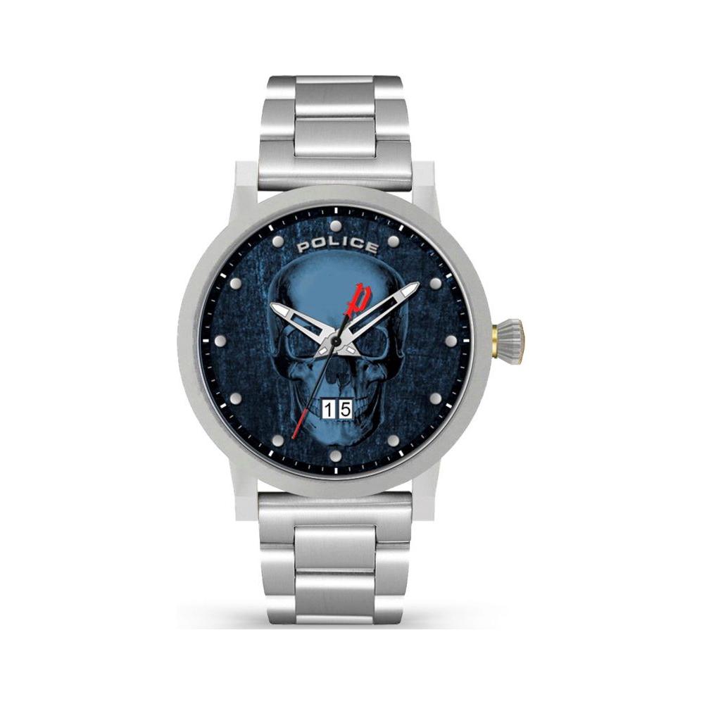 Police Gray Stainless Steel Watch Police Gray