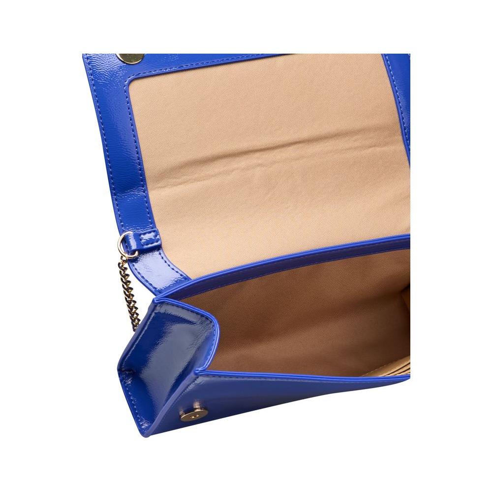 Love Moschino Blue Polyethylene Women Crossbody Bag Love Moschino Tan
