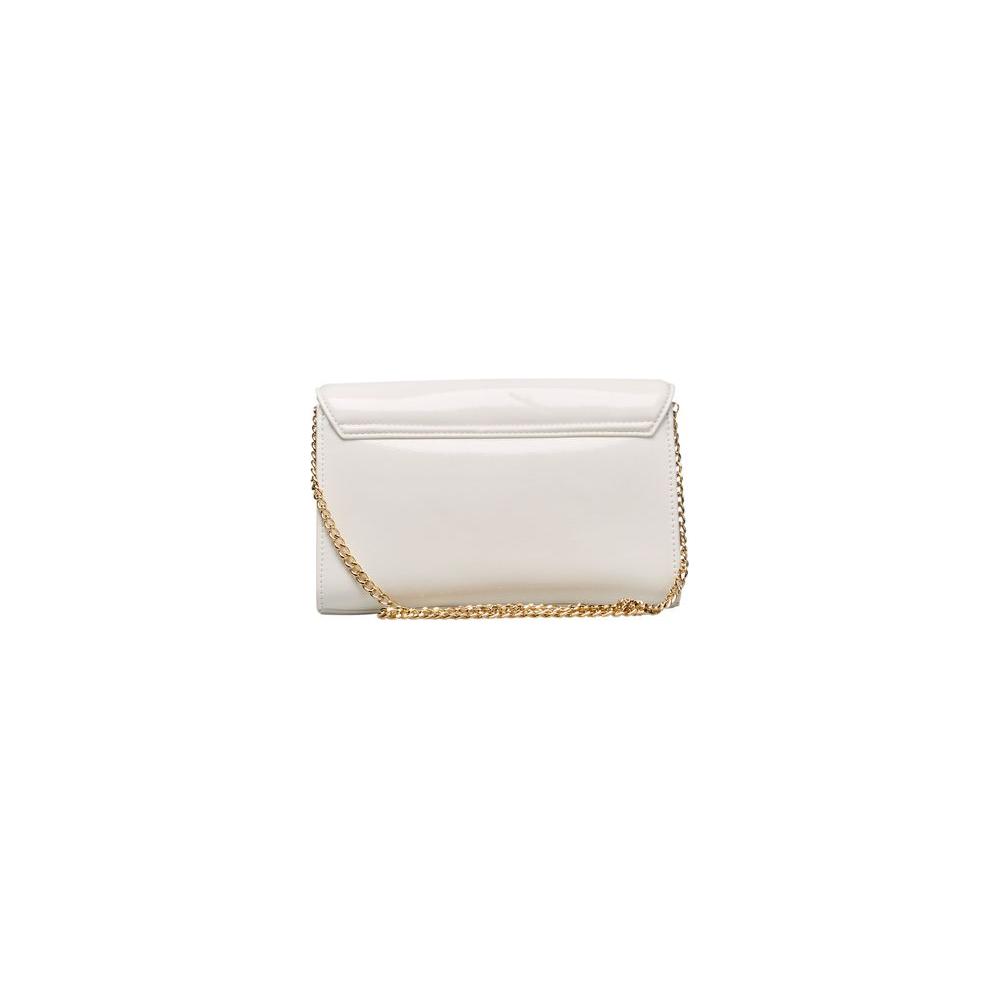Love Moschino White Polyethylene Women Crossbody Bag Love Moschino Light Gray