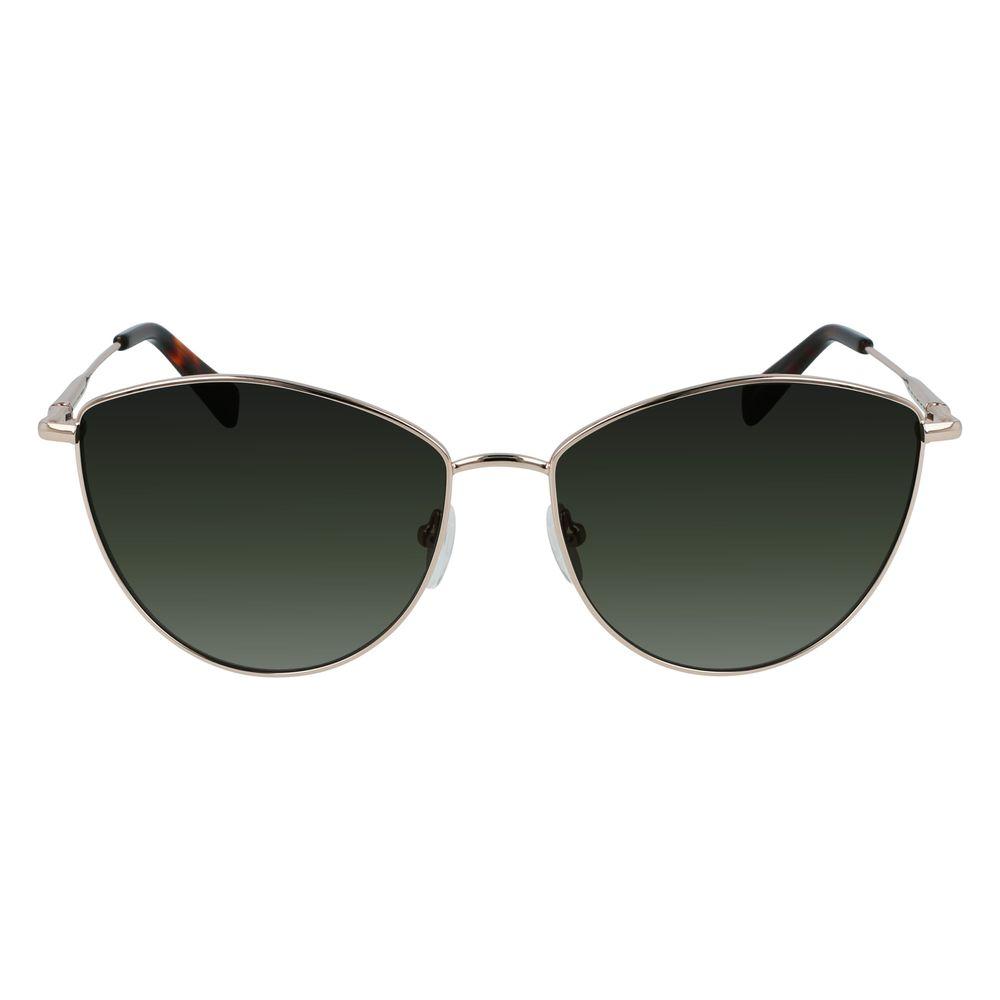 Longchamp Gold Metal Sunglasses Longchamp Dark Slate Gray