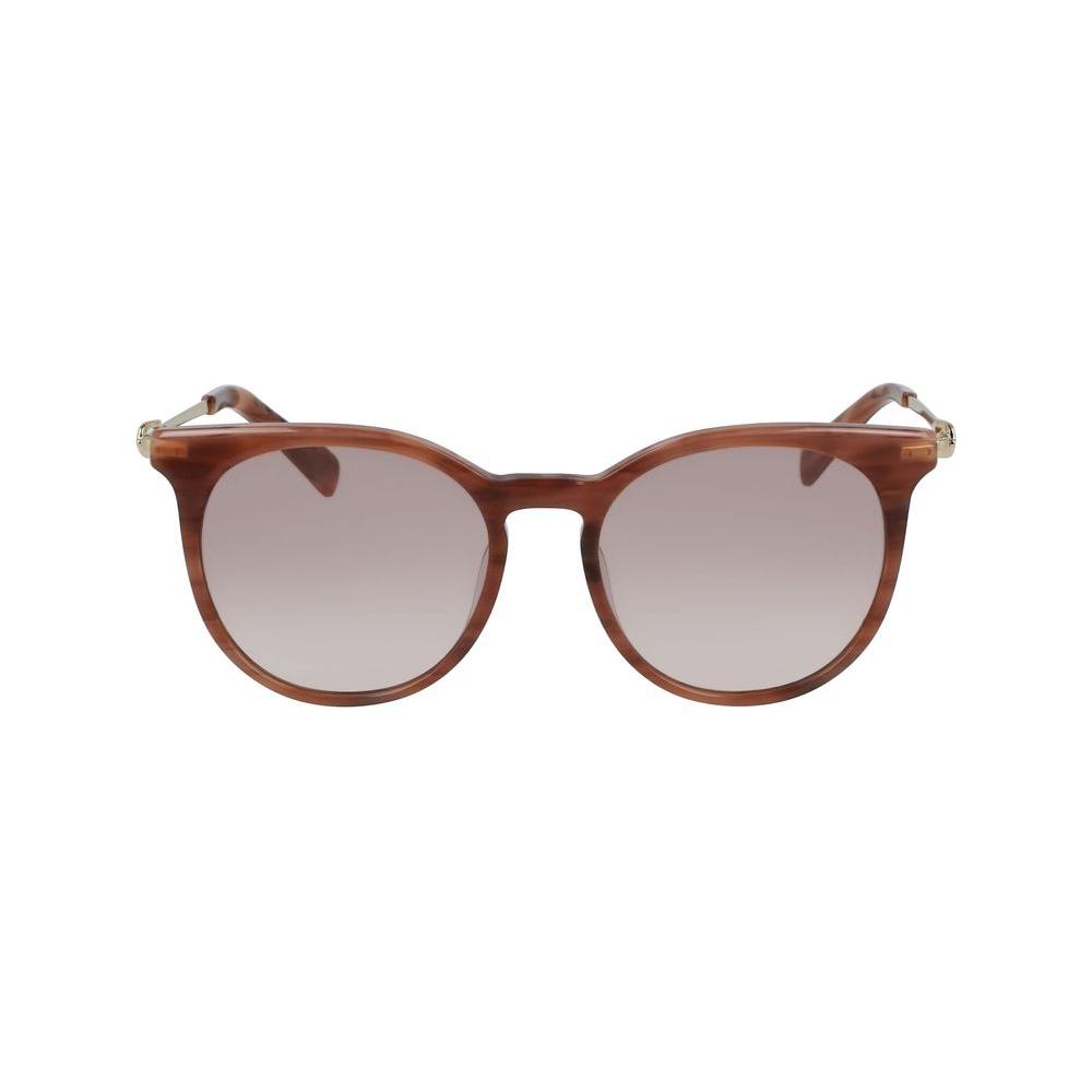 Longchamp Brown Acetate Sunglasses Longchamp Dark Gray