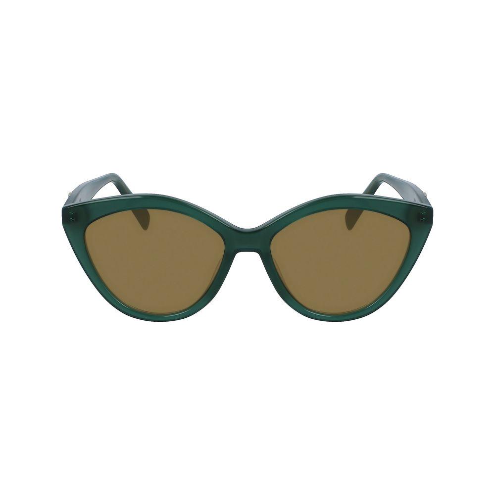 Longchamp Green Acetate Sunglasses Longchamp Dim Gray
