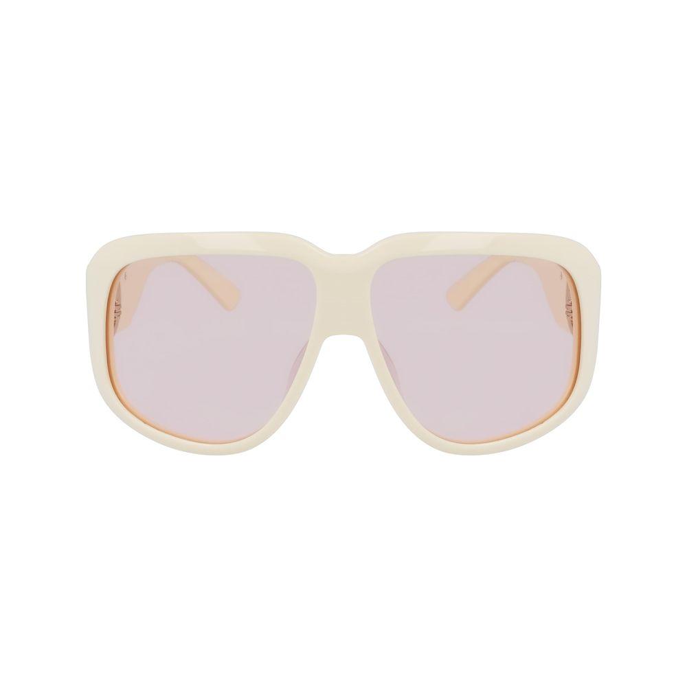 Longchamp White Acetate Sunglasses Longchamp Light Gray