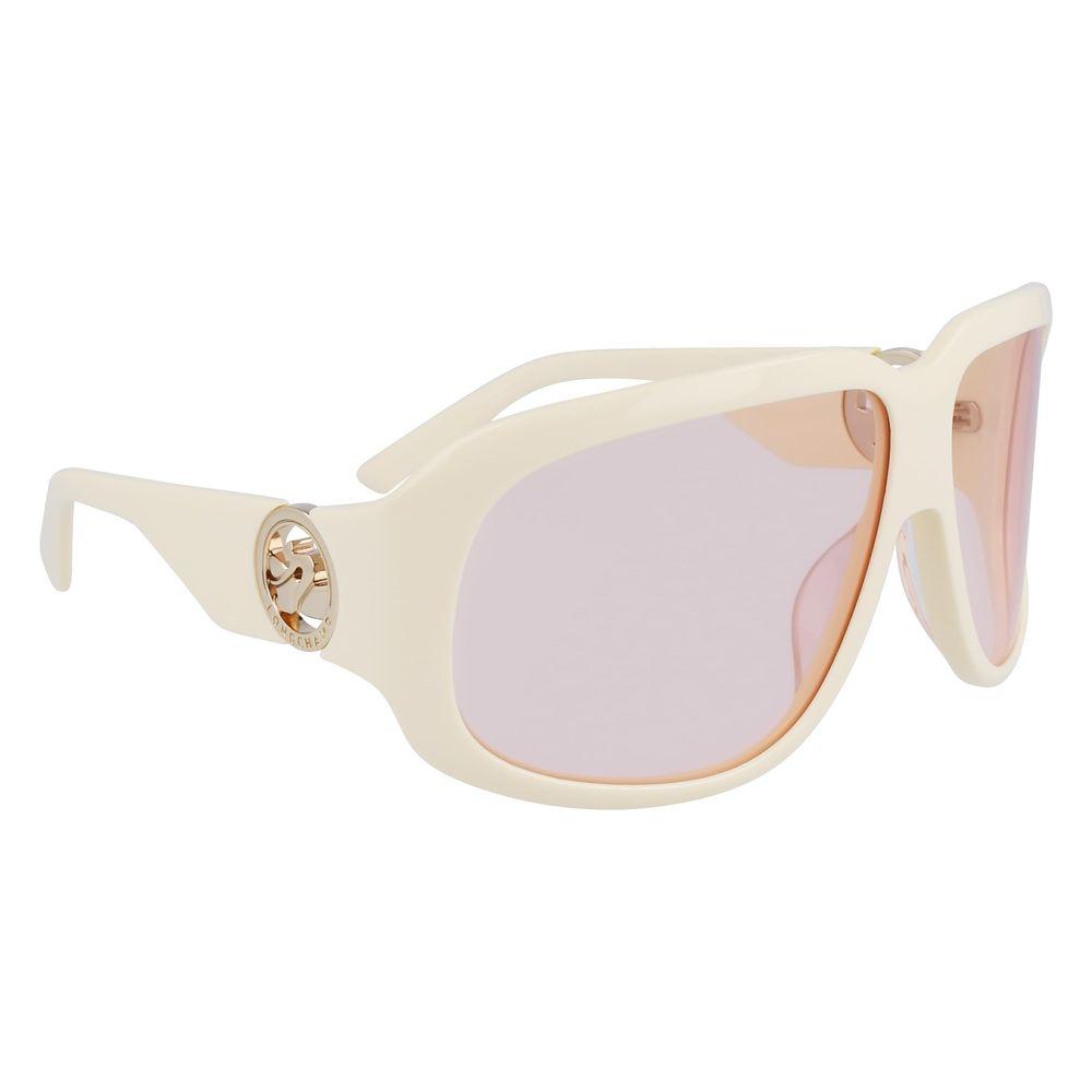 Longchamp White Acetate Sunglasses Longchamp Light Gray