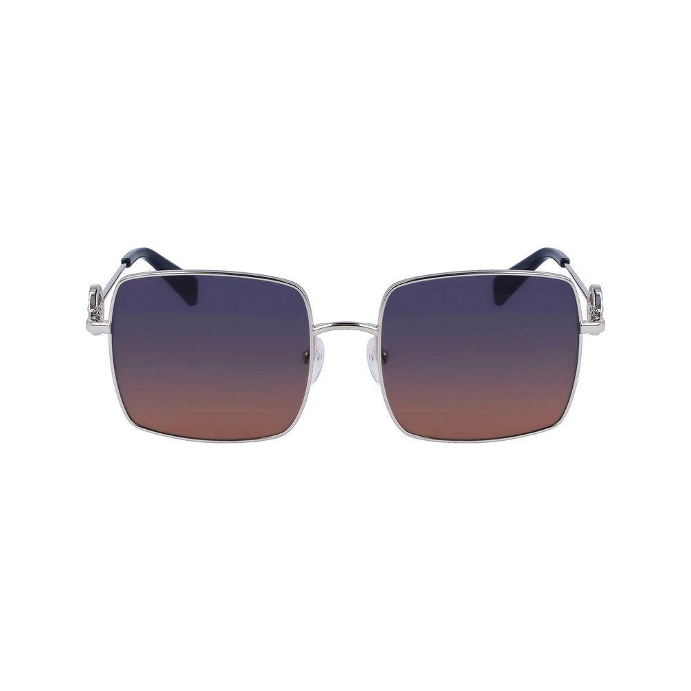 Longchamp Gray Metal Sunglasses Longchamp Dim Gray