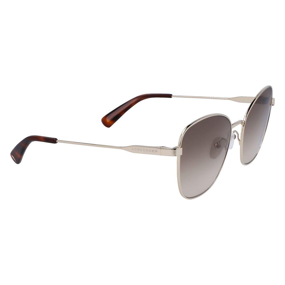Longchamp Gold Metal Sunglasses Longchamp Dark Gray