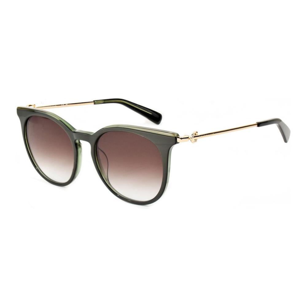 Longchamp Green Acetate Sunglasses Longchamp Dim Gray