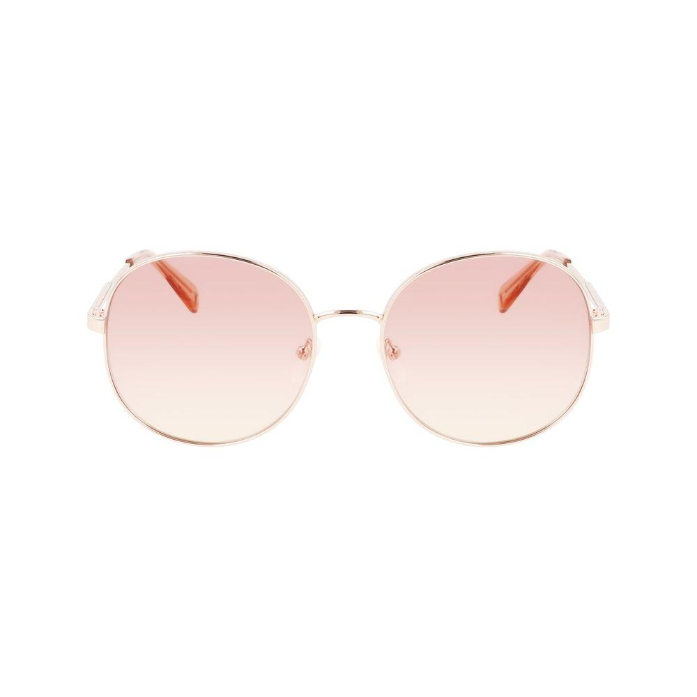 Longchamp Bicolor Metal Sunglasses Longchamp Antique White