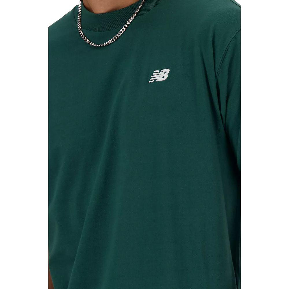 New Balance Green Cotton T-Shirt New Balance Dark Slate Gray