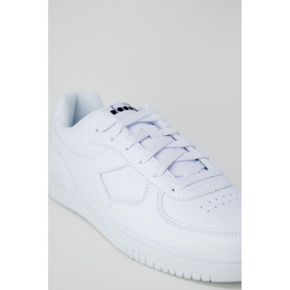 Diadora White Artificial Leather Sneaker Diadora Light Gray