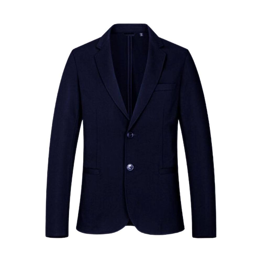 Armani Exchange Blue Viscose Blazer Armani Exchange Black