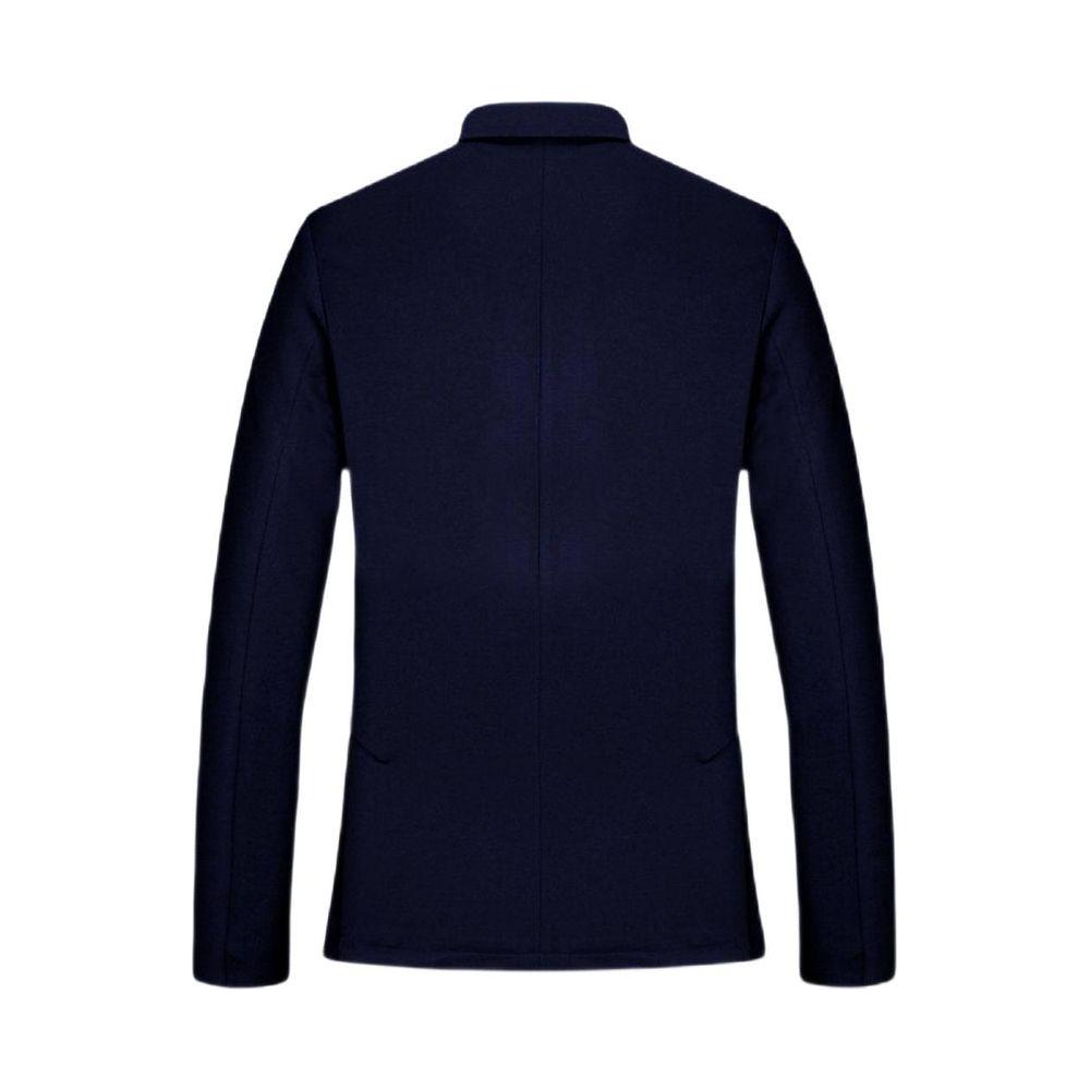 Armani Exchange Blue Viscose Blazer Armani Exchange Black