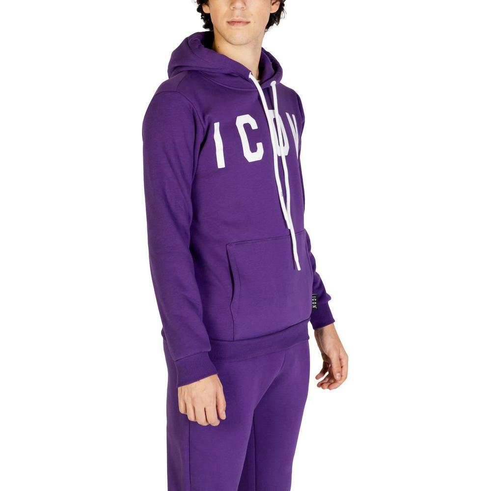 Icon Purple Cotton Hoody IC-15262700151-IT46 | M
